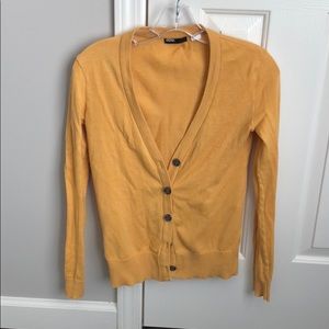 Urban Outiftters BDG Yellow Cardigan Sweater